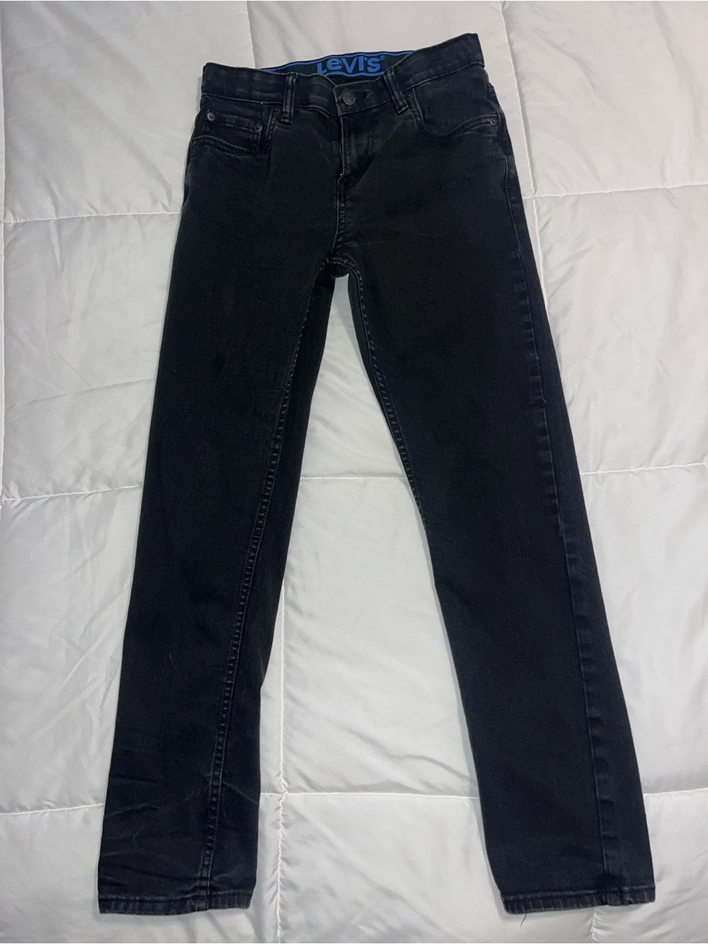 Levi's Boys Black Skinny Jeans